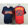 Cheap Adam Wainwright Cardinals Jersey From China #50 Blue-Red National League