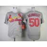 Cheap Adam Wainwright Cardinals Jersey From China #50 Grey