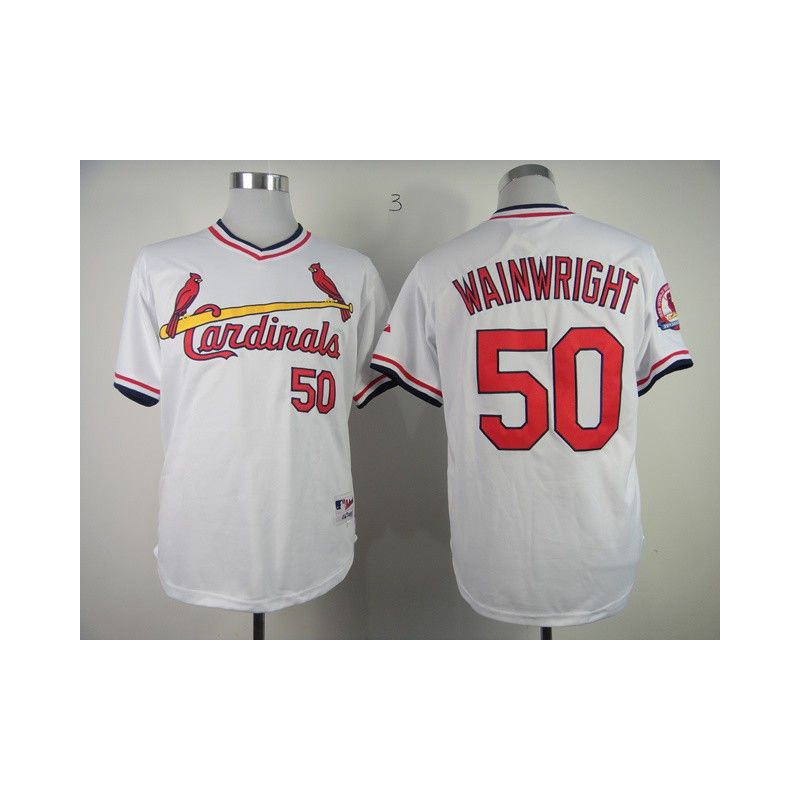 Cheap Adam Wainwright Cardinals Jersey From China #50 White 1982 Turn Back The Clock Cheap Adam Wainwright Cardinals Jersey From China #50 White 1982 Turn Back The Clock