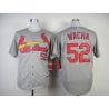 Cheap Michael Wacha Cardinals Jersey From China #52 Grey