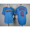 Cheap Stan Musial Cardinals Jersey From China #6 Blue throwback 1982