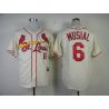 Cheap Stan Musial Cardinals Jersey From China #6 Cream