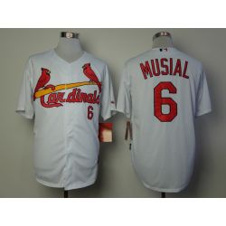 Cheap Stan Musial Cardinals Jersey From China #6 White