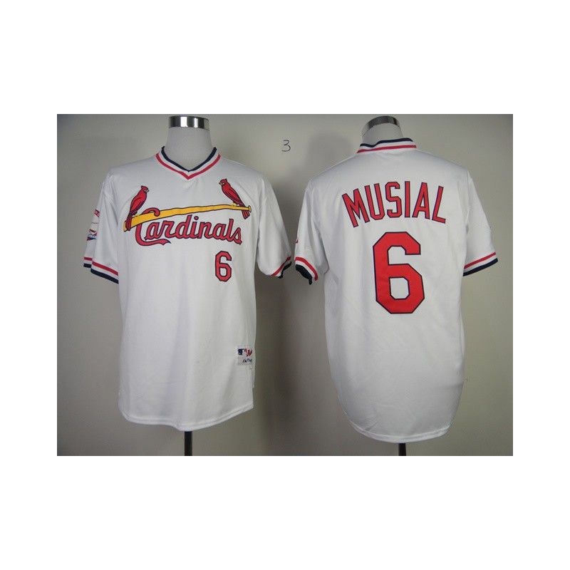 Cheap Stan Musial Cardinals Jersey From China #6 White 1982 Turn Back The Clock Cheap Stan Musial Cardinals Jersey From China #6 White 1982 Turn Back The Clock