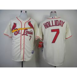 Cheap Matt Holliday Cardinals Jersey From China #7 Cream