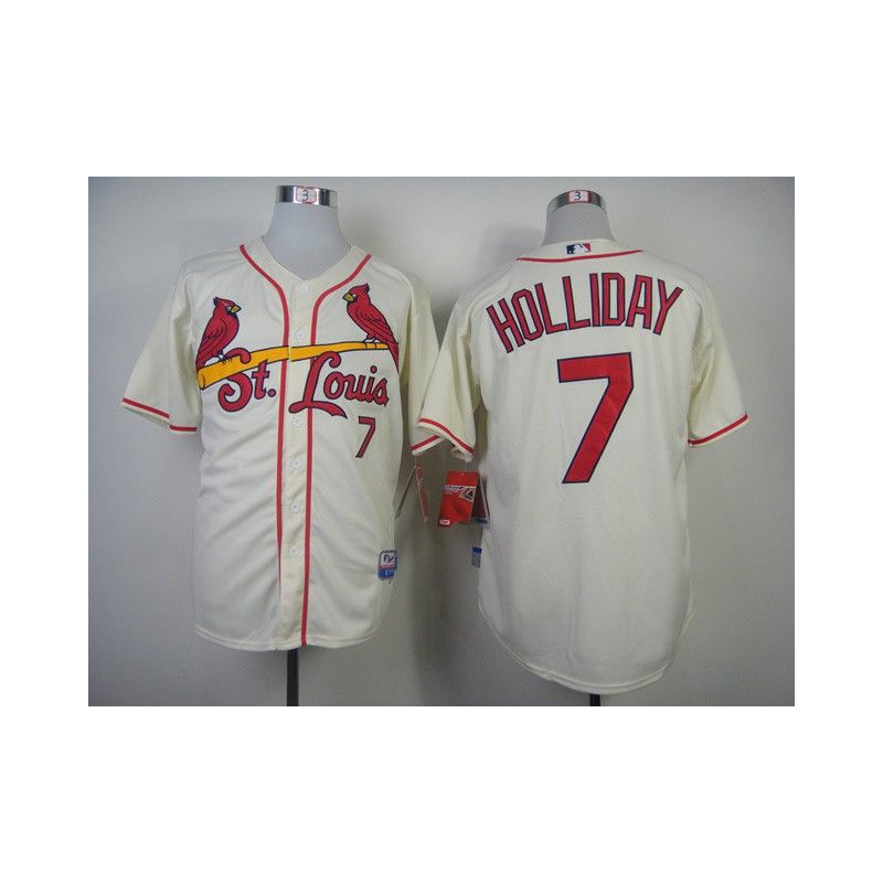 Cheap Matt Holliday Cardinals Jersey From China #7 Cream Cheap Matt Holliday Cardinals Jersey From China #7 Cream