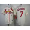 Cheap Matt Holliday Cardinals Jersey From China #7 Cream
