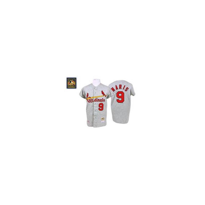 Cheap Roger Maris Cardinals Jersey From China #9 HEMP Grey throwback Cheap Roger Maris Cardinals Jersey From China #9 HEMP Grey throwback