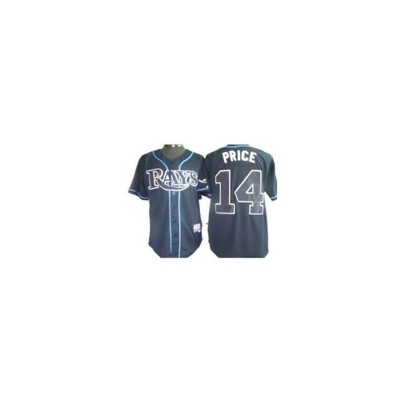 Cheap David Price Rays Jersey From China #14 Navy