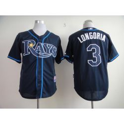 Cheap Evan Longoria Rays Jersey From China #3 Navy