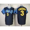 Cheap Evan Longoria Rays Jersey From China #3 Navy 1970 Turn Back The Clock