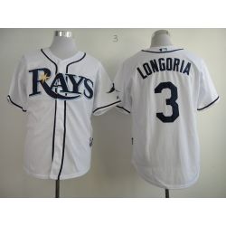 Cheap Evan Longoria Rays Jersey From China #3 White