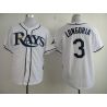 Cheap Evan Longoria Rays Jersey From China #3 White