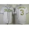 Cheap Evan Longoria Rays Jersey From China #3 White Camo Font