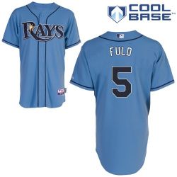 Cheap Sam Fuld Rays Jersey From China #5 Baby Blue