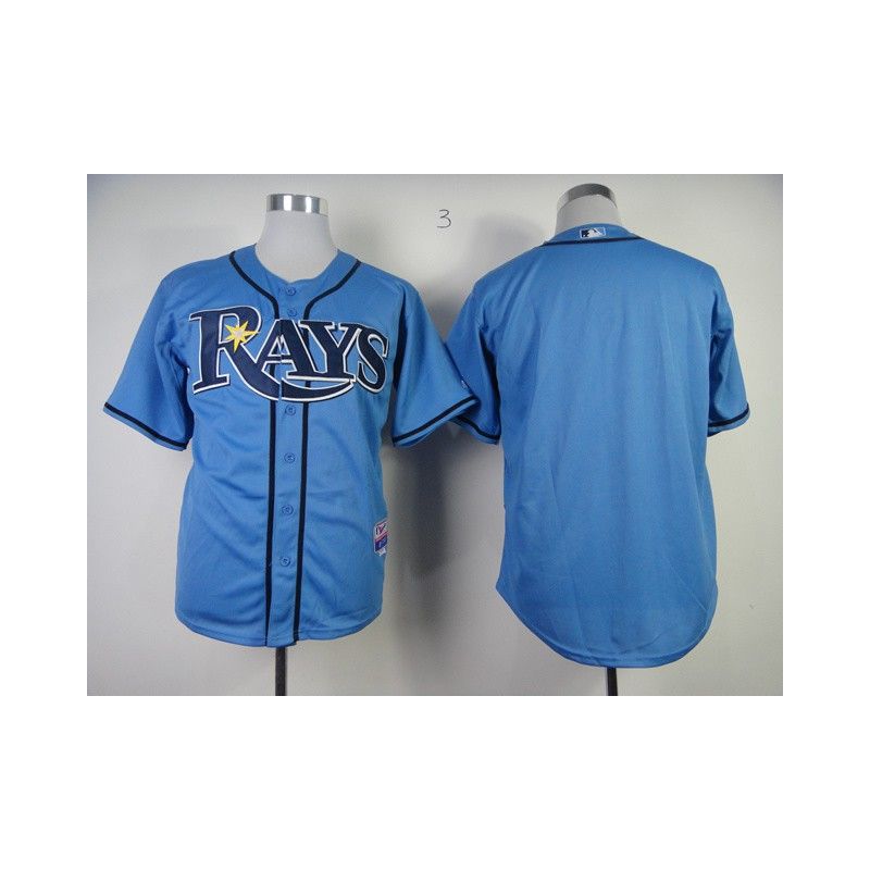 Cheap Rays Jersey From China Light Blue Blank