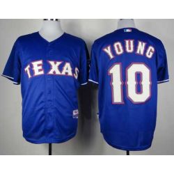 Cheap Michael Young Rangers Jersey From China #10 Blue