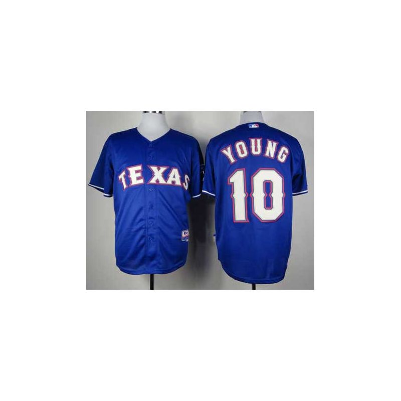 Cheap Michael Young Rangers Jersey From China #10 Blue