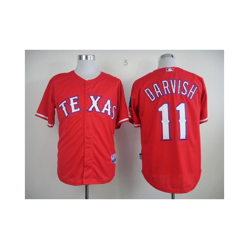 Cheap Yu Darvish Rangers Jersey From China #11 Red Cheap Yu Darvish Rangers Jersey From China #11 Red