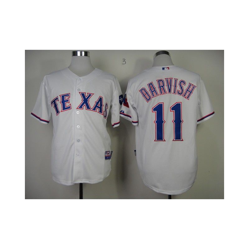 Cheap Yu Darvish Rangers Jersey From China #11 White Cheap Yu Darvish Rangers Jersey From China #11 White