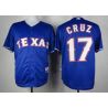 Cheap Nelson Cruz Rangers Jersey From China #17 Blue