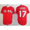 Cheap Nelson Cruz Rangers Jersey From China #17 Red