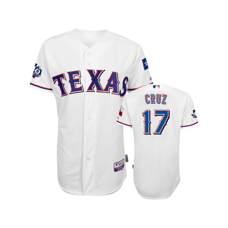 Cheap Nelson Cruz Rangers Jersey From China #17 White Cheap Nelson Cruz Rangers Jersey From China #17 White