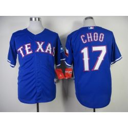 Cheap Shin-Soo Choo Rangers Jersey From China #17 Blue