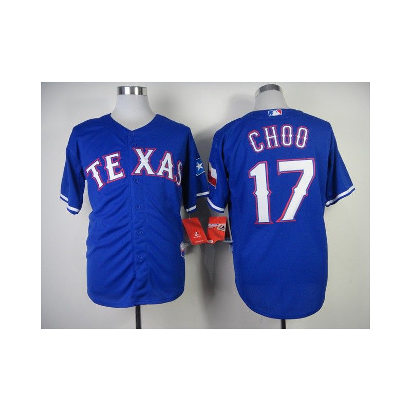 Cheap Shin-Soo Choo Rangers Jersey From China #17 Blue Cheap Shin-Soo Choo Rangers Jersey From China #17 Blue