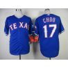 Cheap Shin-Soo Choo Rangers Jersey From China #17 Blue
