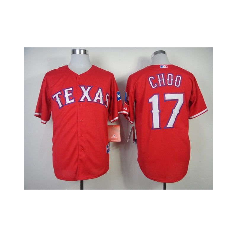 Cheap Shin-Soo Choo Rangers Jersey From China #17 Red Cheap Shin-Soo Choo Rangers Jersey From China #17 Red