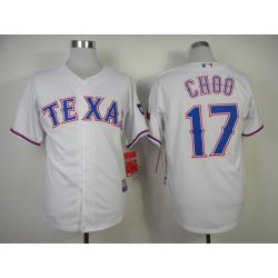 Cheap Shin-Soo Choo Rangers Jersey From China #17 White