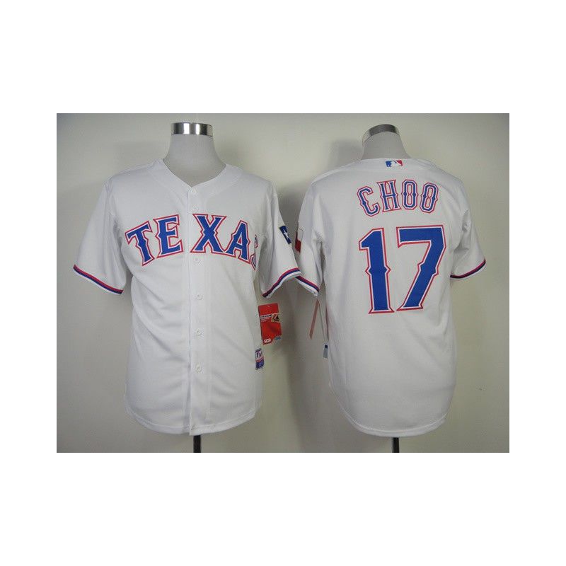 Cheap Shin-Soo Choo Rangers Jersey From China #17 White Cheap Shin-Soo Choo Rangers Jersey From China #17 White