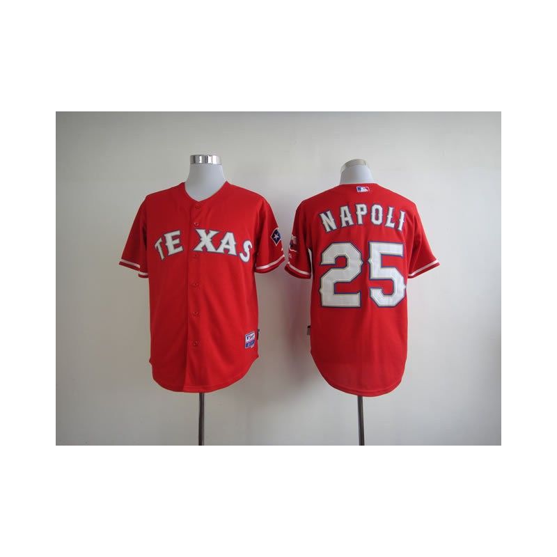 Cheap Mike Napoli Rangers Jersey From China #25 Red Cheap Mike Napoli Rangers Jersey From China #25 Red