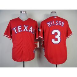 Cheap Russell Wilson Rangers Jersey From China #3 Red