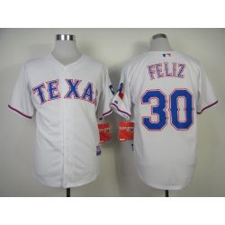 Cheap Neftali Feliz Rangers Jersey From China #30 White