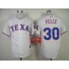 Cheap Neftali Feliz Rangers Jersey From China #30 White