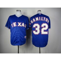 Cheap Josh Hamilton Rangers Jersey From China #32 Blue