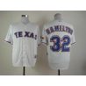 Cheap Josh Hamilton Rangers Jersey From China #32 White