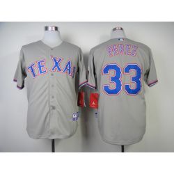 Cheap Martin Perez Rangers Jersey From China #33 Grey