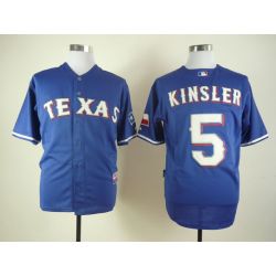 Cheap Lan Kinsler Rangers Jersey From China #5 Blue