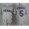 Cheap Lan Kinsler Rangers Jersey From China #5 Grey