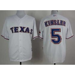 Cheap Lan Kinsler Rangers Jersey From China #5 White