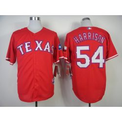 Cheap Matt Harrison Rangers Jersey From China #54 Red