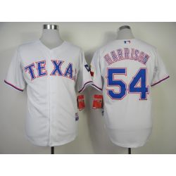 Cheap Matt Harrison Rangers Jersey From China #54 White