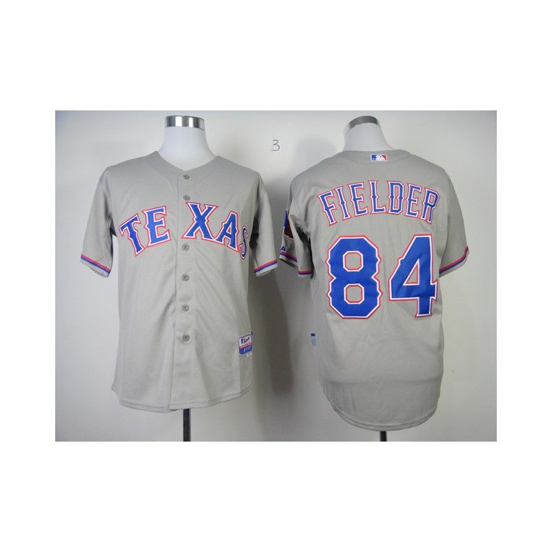 Cheap Prince Fielder Rangers Jersey From China #84 Grey Cheap Prince Fielder Rangers Jersey From China #84 Grey