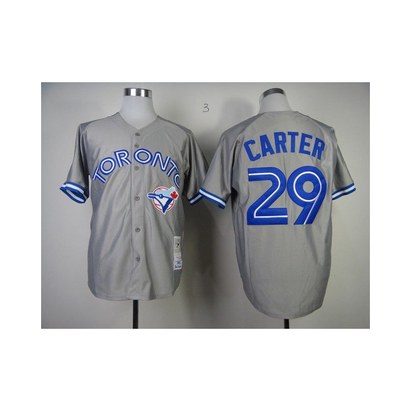 Cheap Joe Carter Blue Jays Jersey From China #29 Grey throwback 1992 Cheap Joe Carter Blue Jays Jersey From China #29 Grey throwback 1992