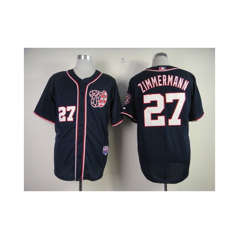 Cheap Jordan Zimmermann Nationals Jersey From China #27 Blue