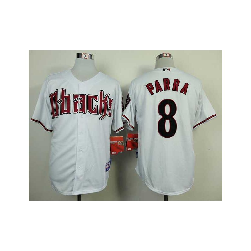 Cheap Gerardo Parra Diamondbacks Jersey From China #8 White