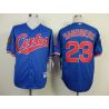 Cheap Ryne Sandberg Cubs Jersey From China #23 Blue 1994 Turn Back the Clock